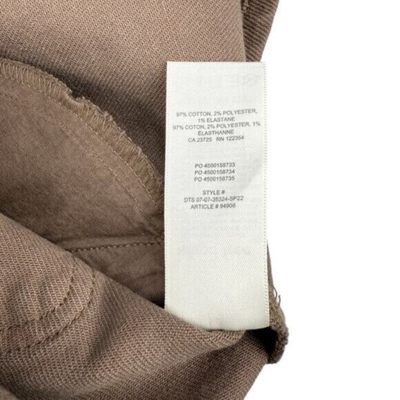Wilfred Free Aritzia Moment High Waisted A-Line Mini In GD Deep Taupe Size 00 - Picture 4 of 5